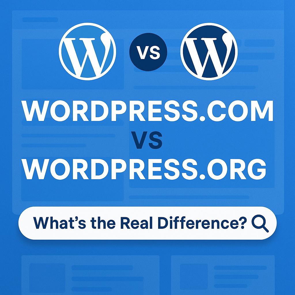 WordPress.com vs WordPress.org