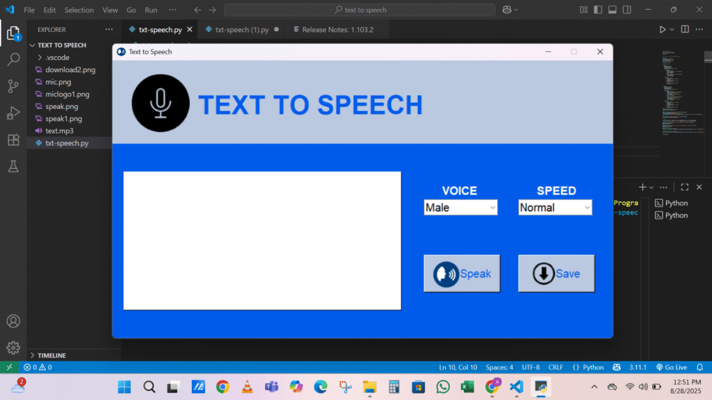 python tkinter project
