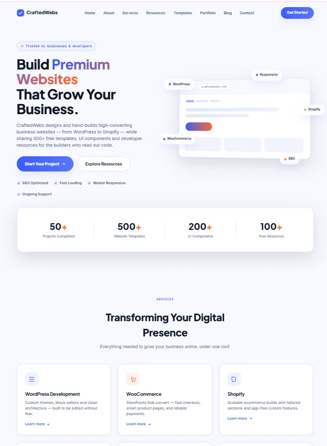 WordPress website development